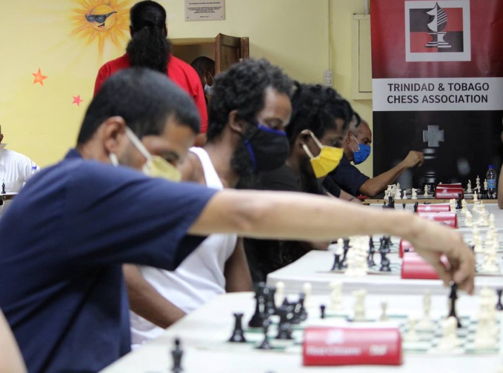 Inmates at the Port of Spain prison compete for a spot on the national team which will feature, for the first time, at the Inter-Continental Chess Championships in October. - TTCA