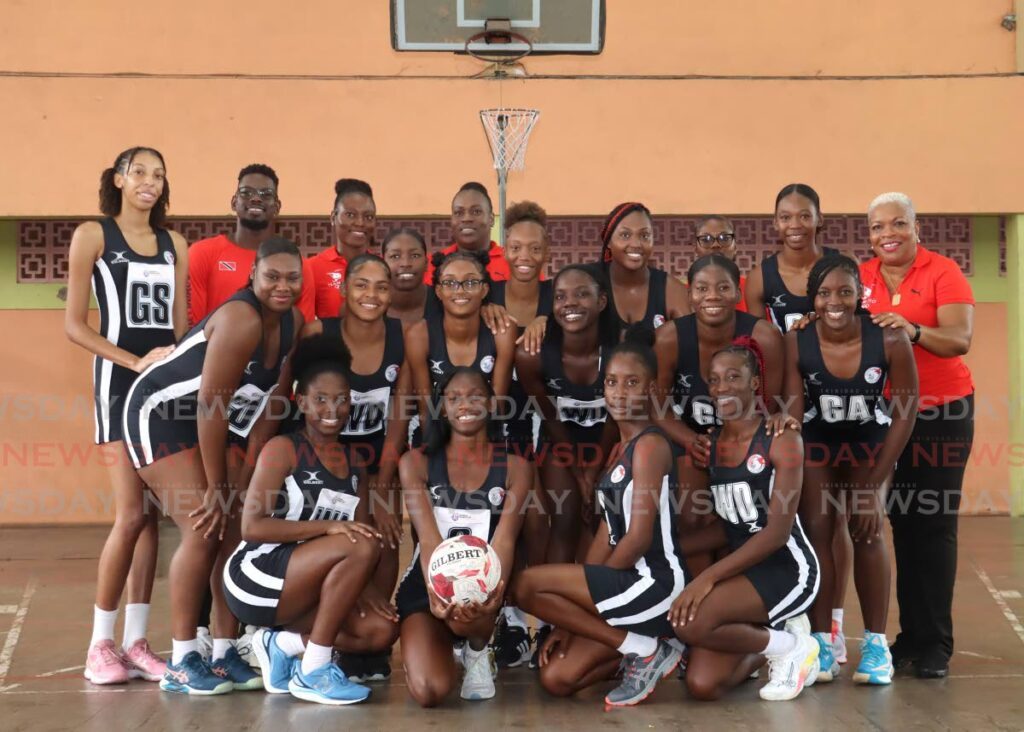 Coaches and members of the TT U21 netball team during their media day at the St Paul Street Gym, St Paul Street, Port of Spain on June 19. - Faith Ayoung (Image obtained at newsday.co.tt)
