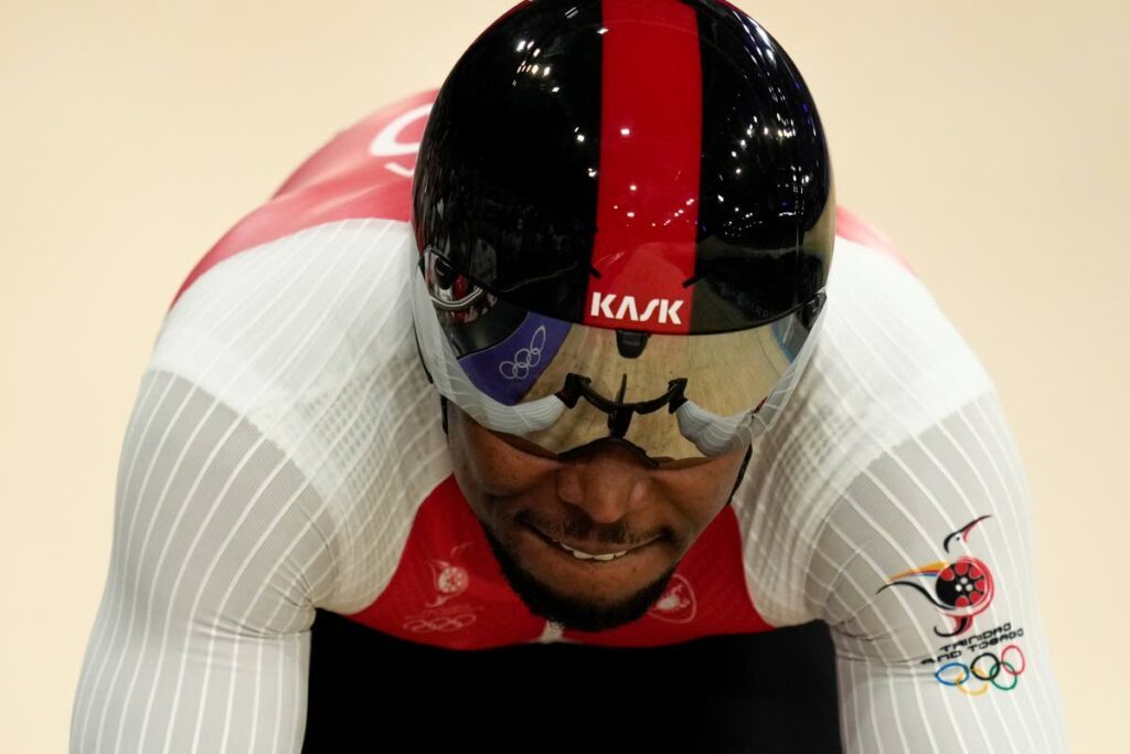 Nicholas Paul of Trinidad And Tobago competes during the men's sprint event, at the Paris Olympics, on August 7, 2024, in Paris, France. - AP PHOTO (Image obtained at newsday.co.tt)